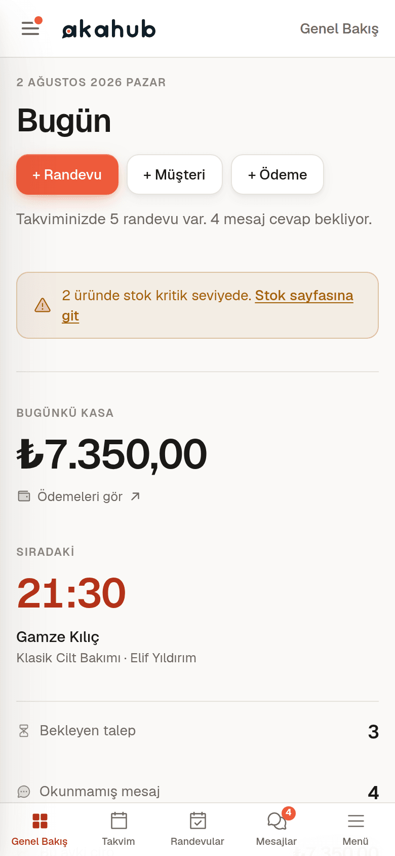 Günün tamamı tek ekranda